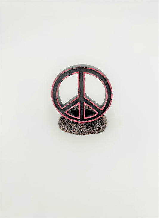 Peace Sign Tank Decor