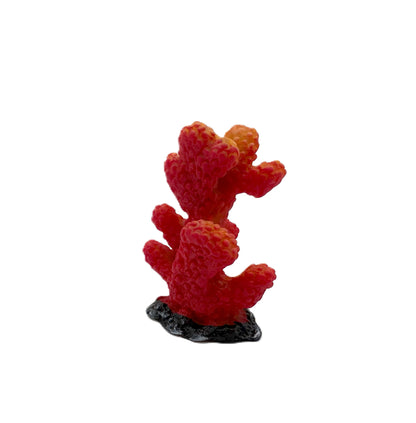 Small Red Coral Tank Decorations