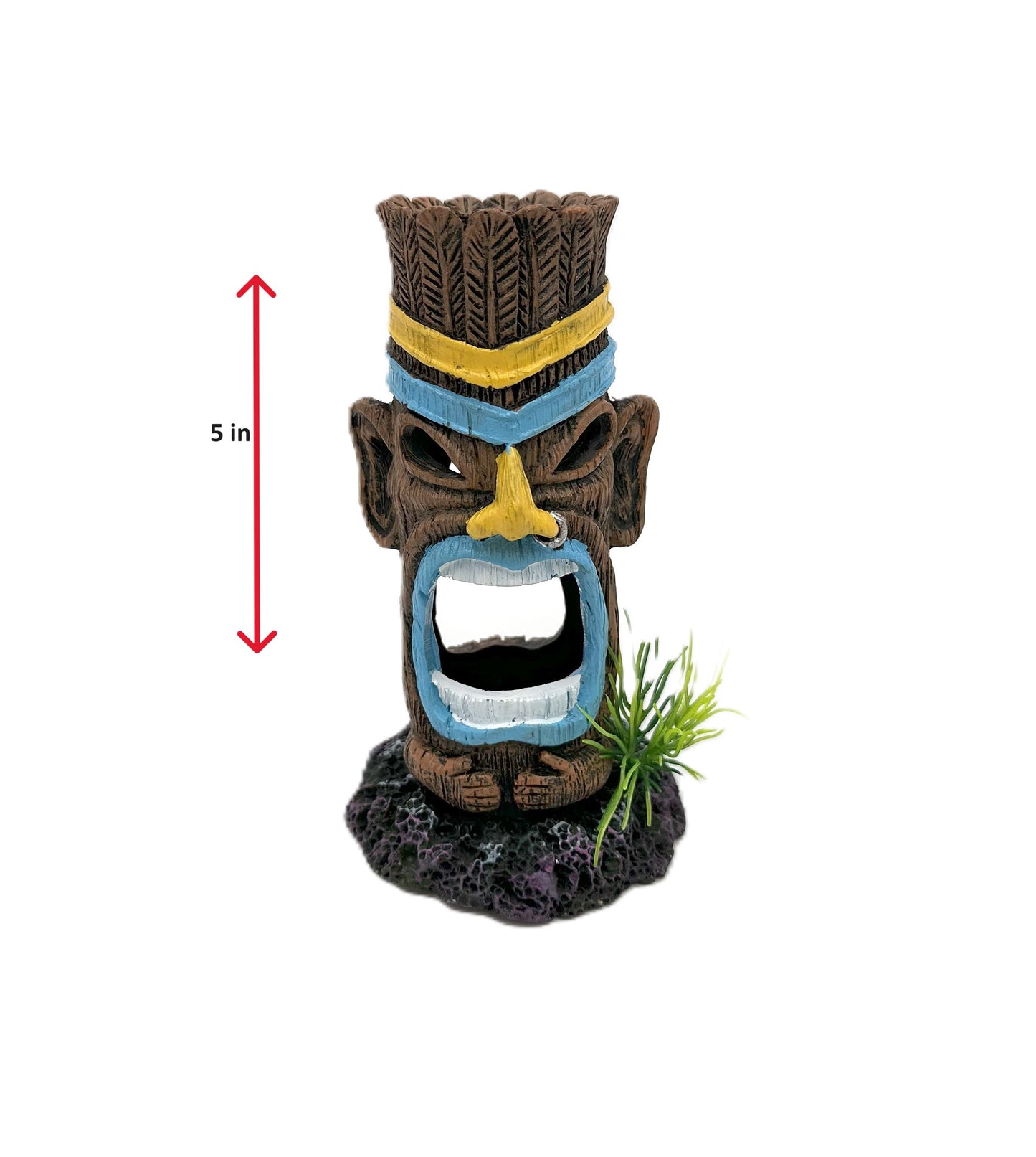 Tiki Statue Tank Decor