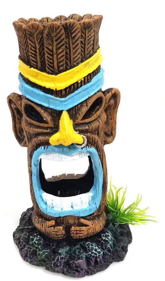 Tiki Statue Tank Decor